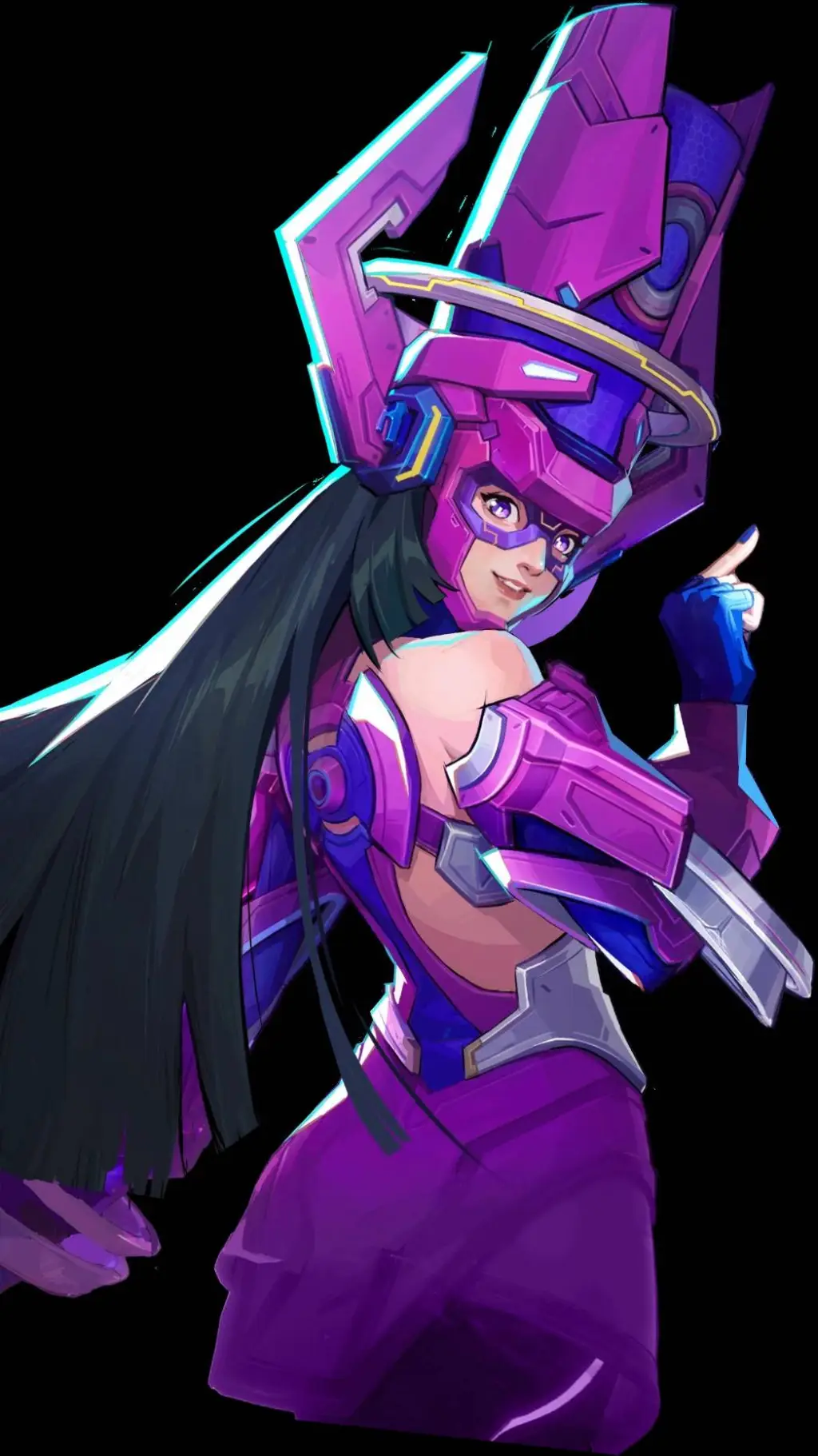 ai character: Galacta  background