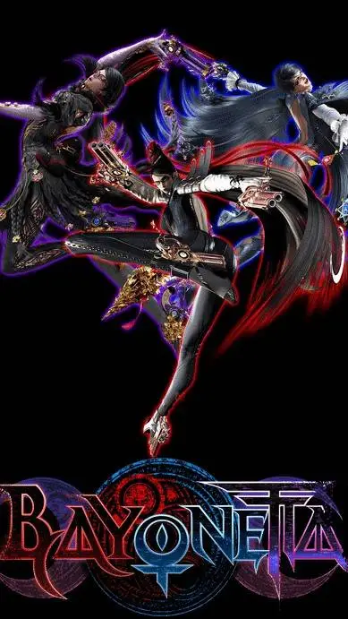 ai character: Bayonetta  background