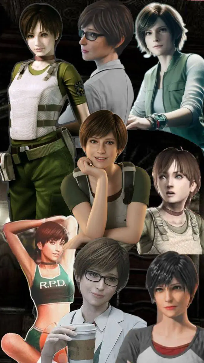 ai character: Rebecca Chambers  background