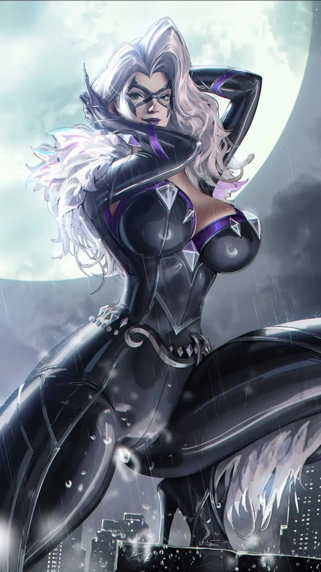 ai character: Black Cat background