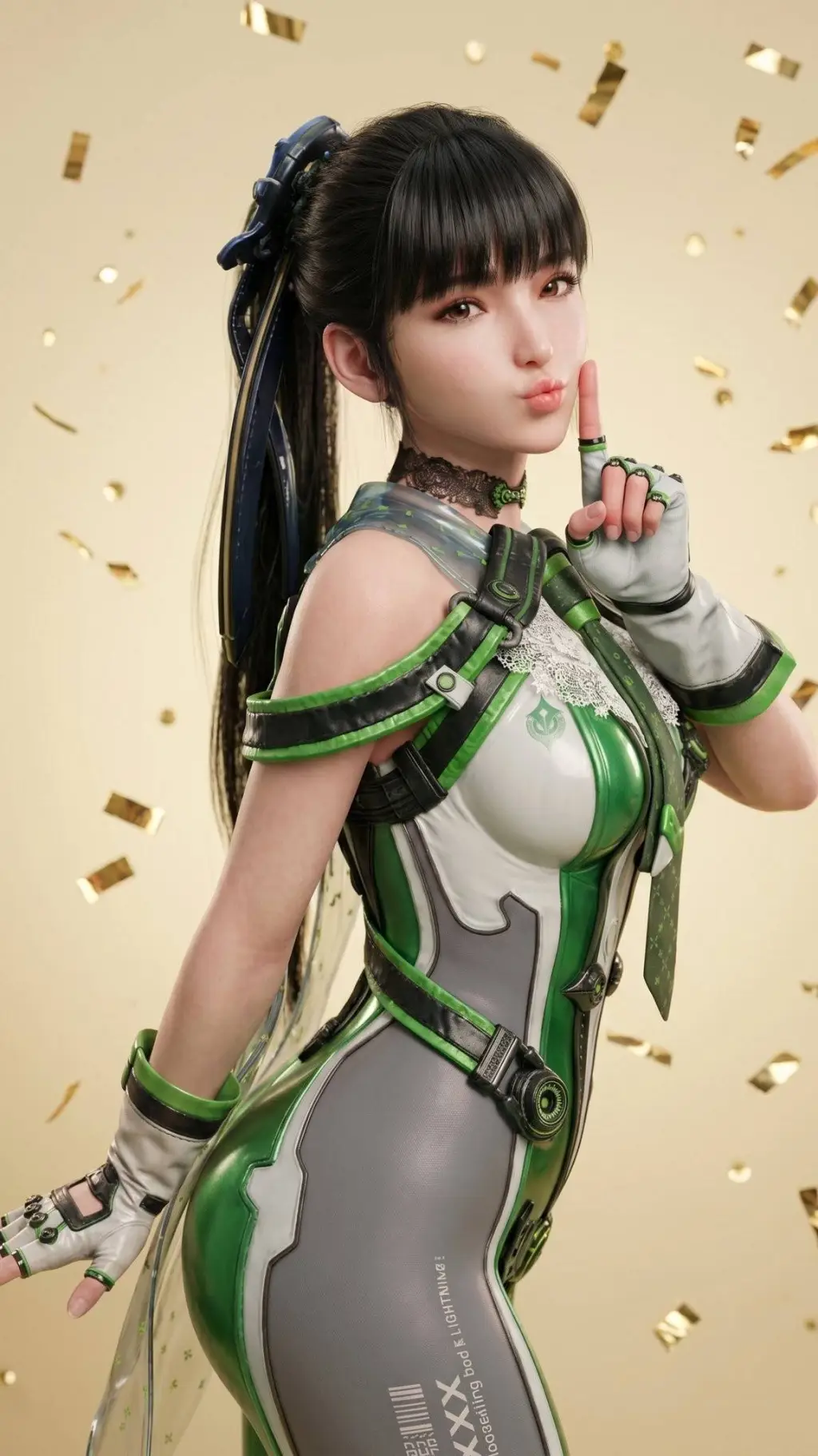 ai character: Stellar Blade EVE background