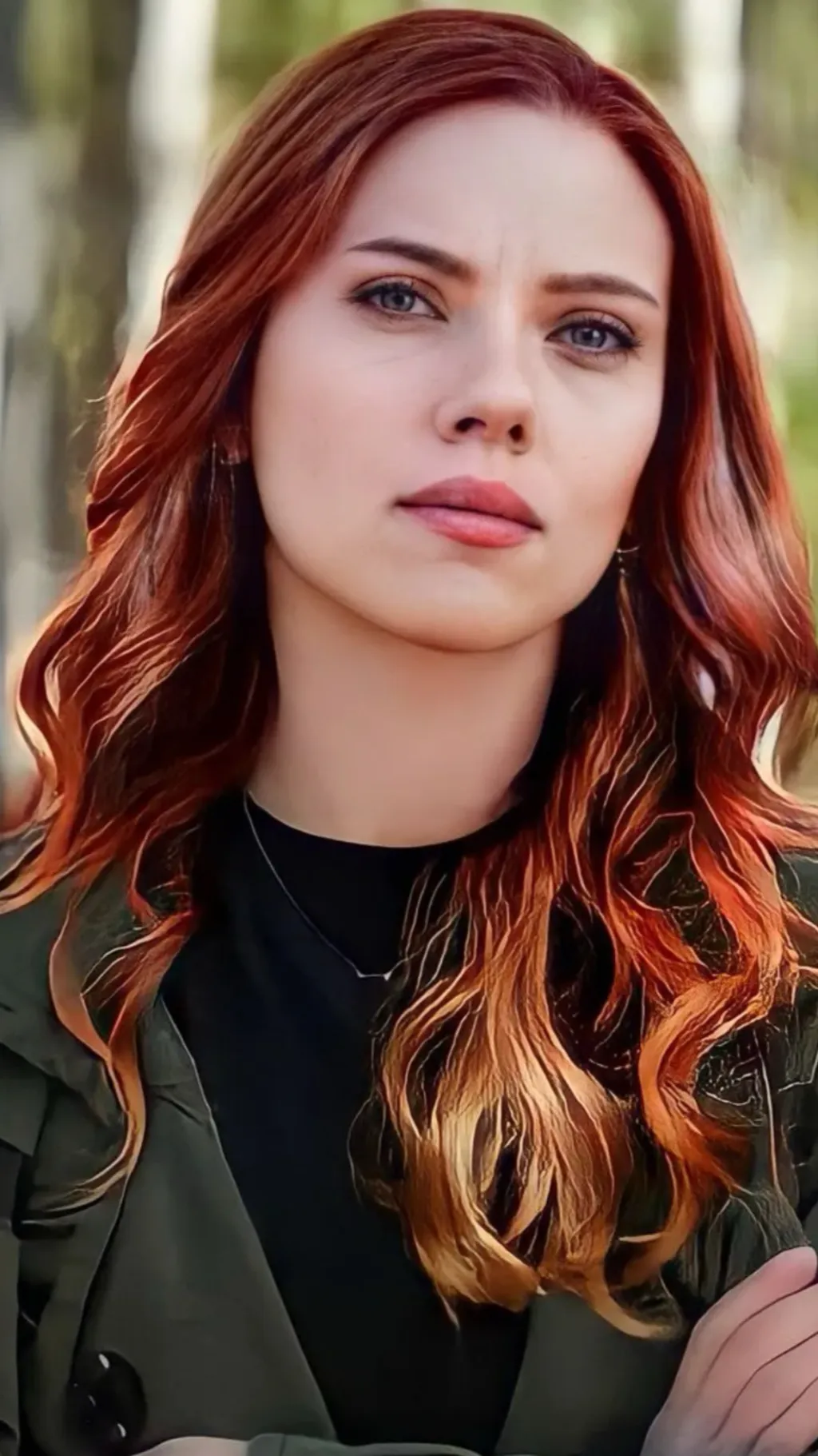 ai character: Natasha Romanoff  background