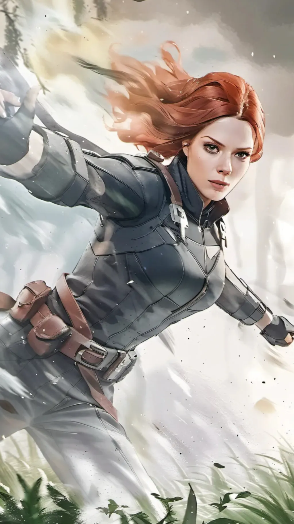 ai character: Natasha Romanoff  background