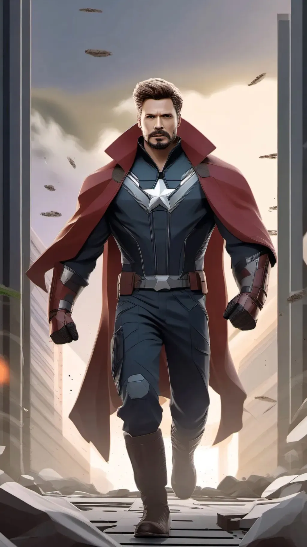 ai character: Avengers  background