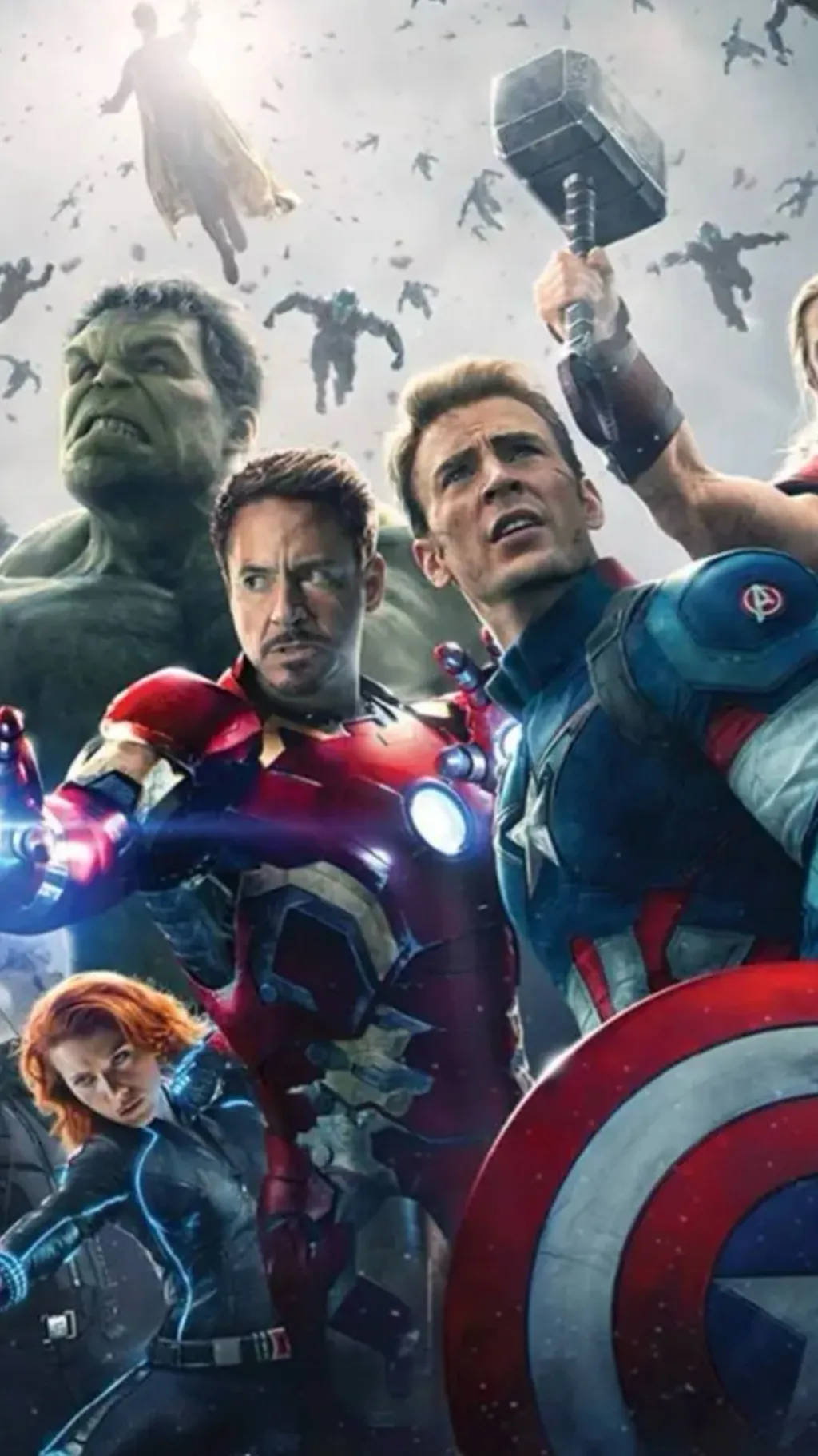 ai character: Avengers  background