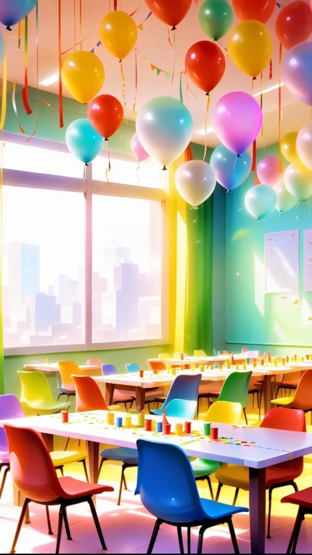 ai character: Daughter birthday  background