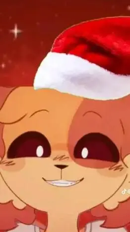 ai character: Dogday navideño background