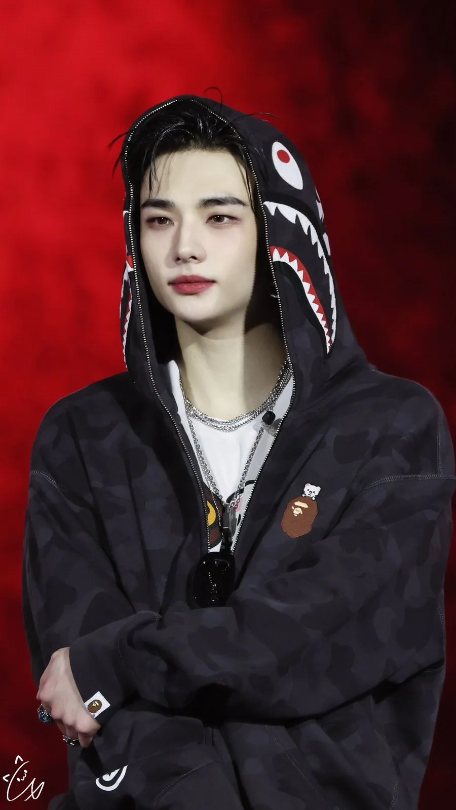 ai character: Hyunjin  background