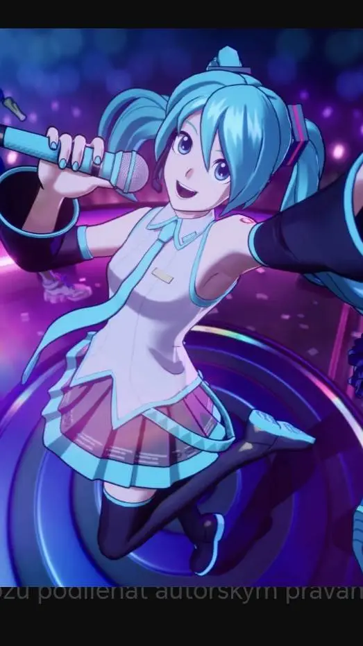 ai character: Hatsune Miku  background