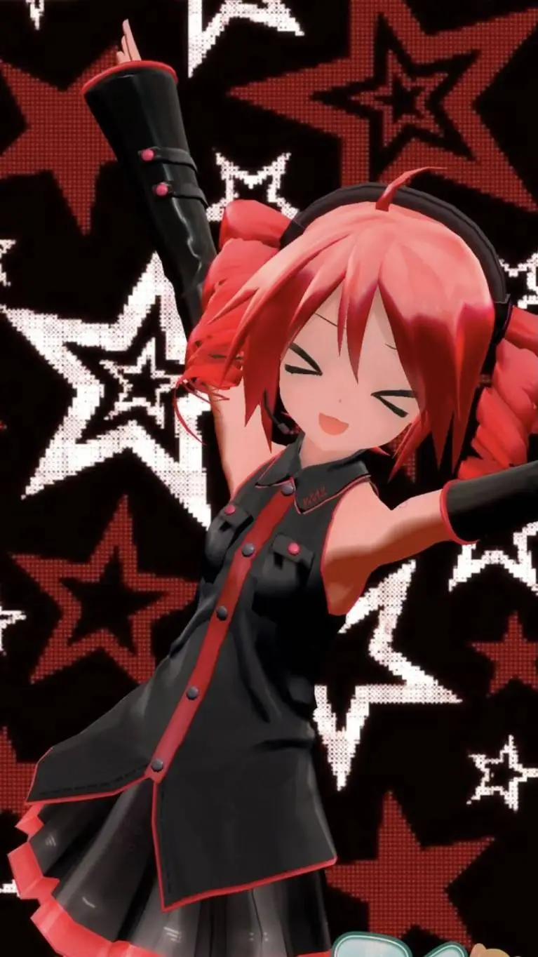 ai character: Kasane Teto  background