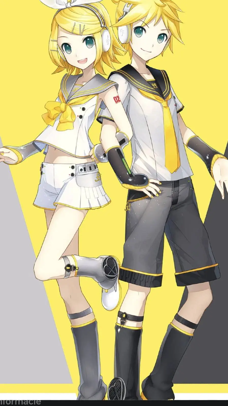 ai character: Kagamine Rin,Len background