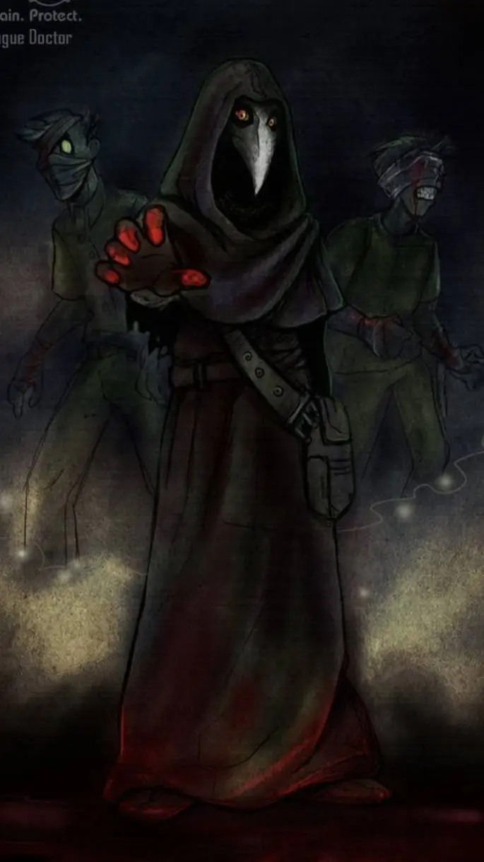 ai character: SCP 049  background