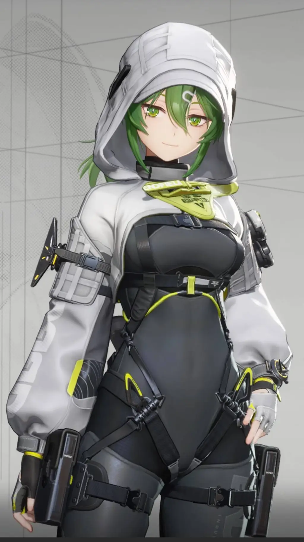 ai character: Fluorite background