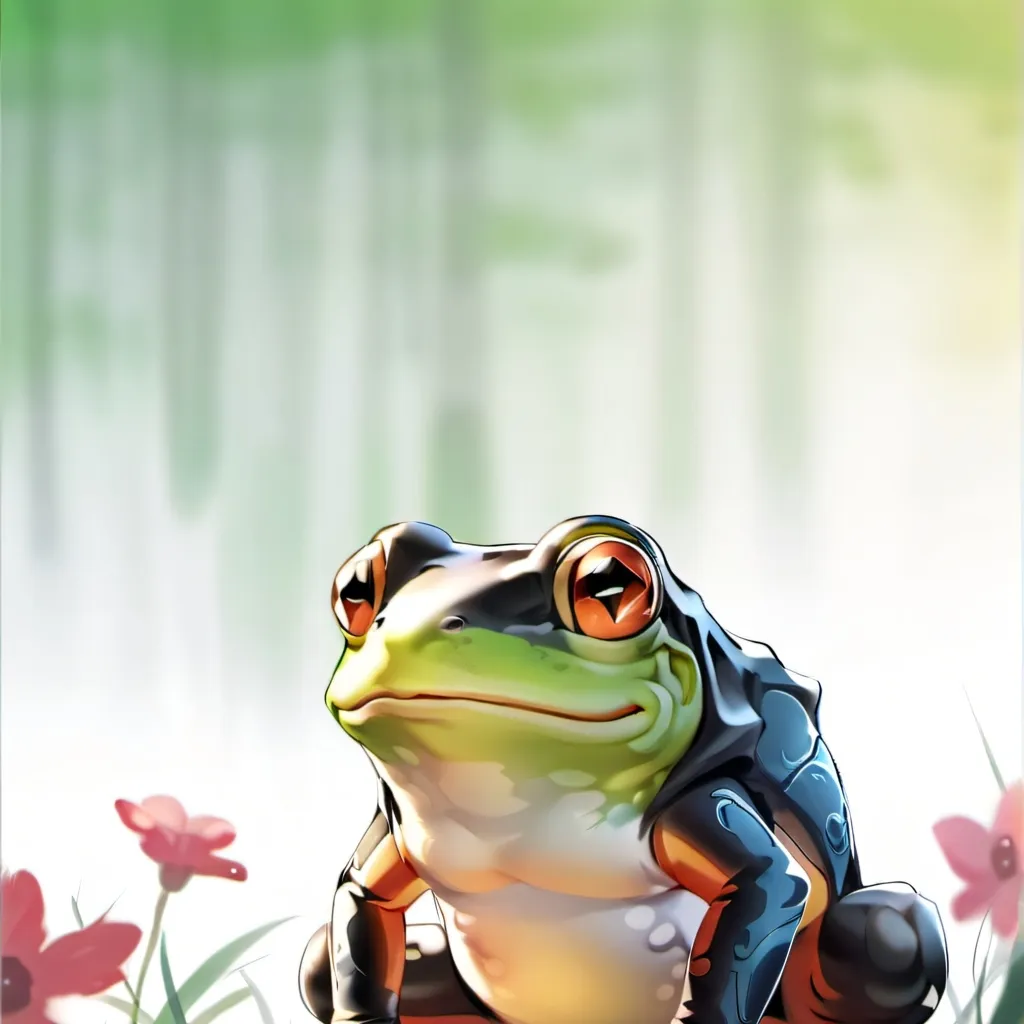 chat with ai character: frogy