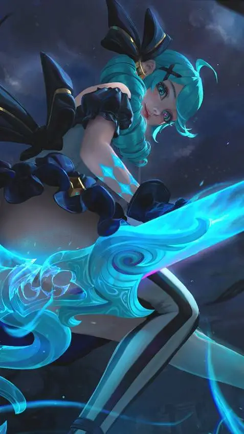 ai character: GWEN LA COSTURERA background