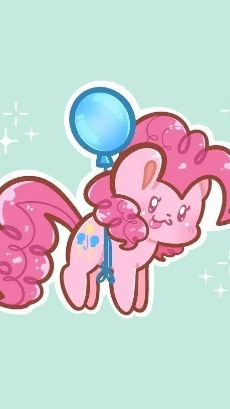 ai character: pink pie background