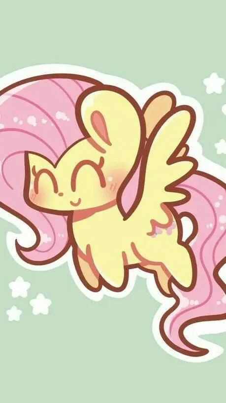 ai character: flutter shine background