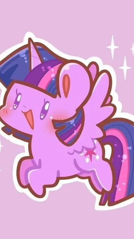 ai character: Twilight sparkle background