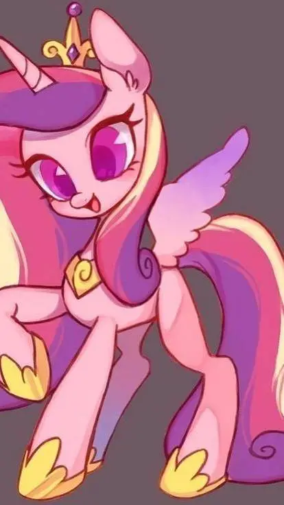 ai character: princesa cadance background