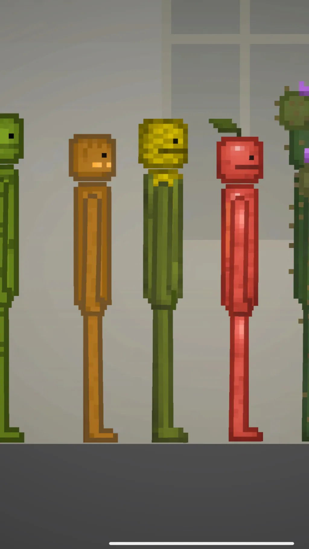 ai character: Melon sandbox!! background