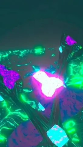 ai character: Glitcher background