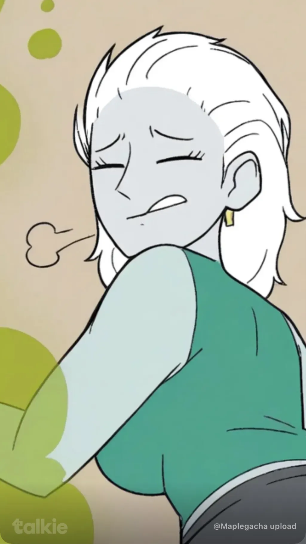 ai character: Rachel smith gassy background