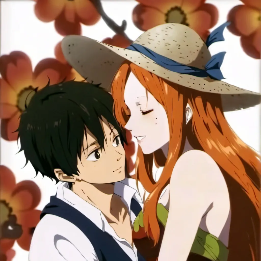 chat with ai character: luffy x nami