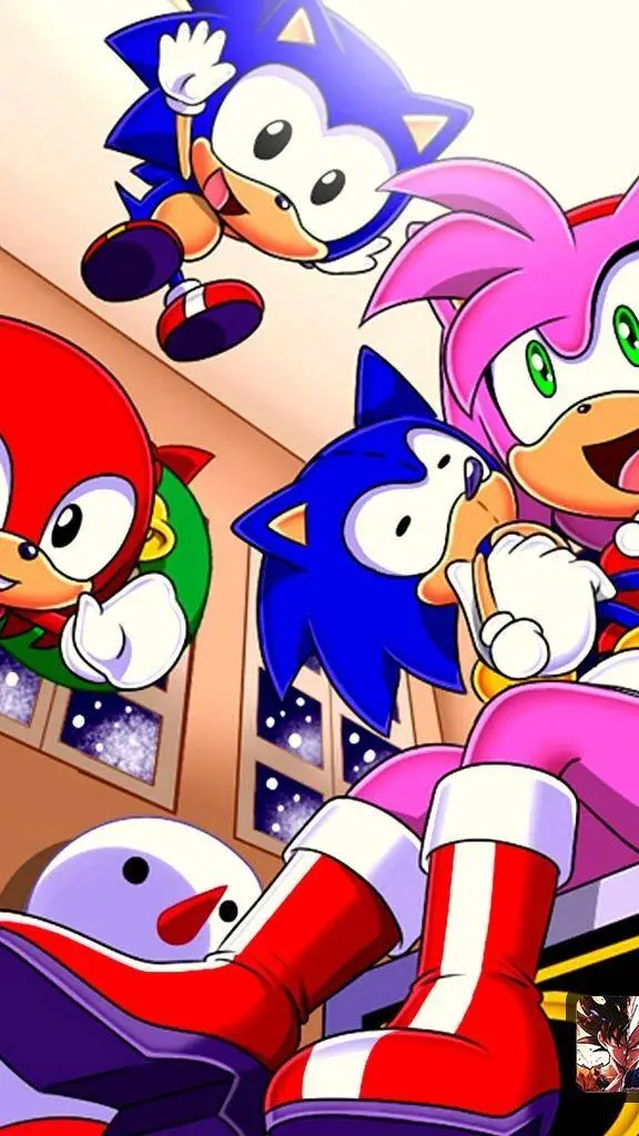 ai character: team sonic babies background