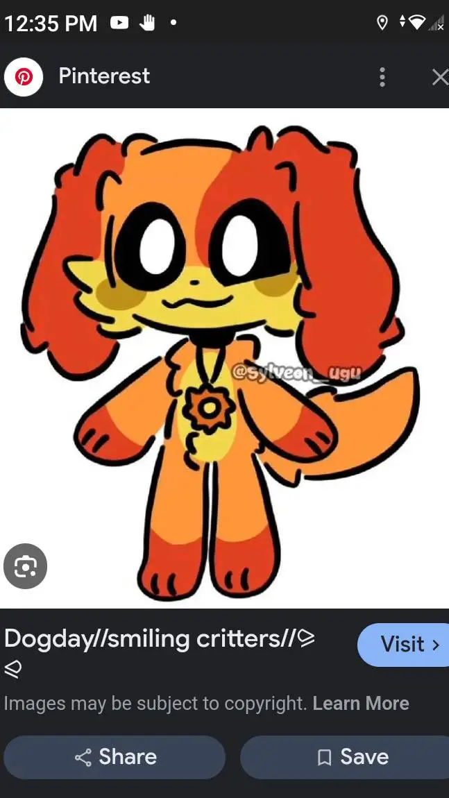 ai character: cute dogday  background