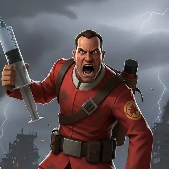 chat with ai character: angry medic tf