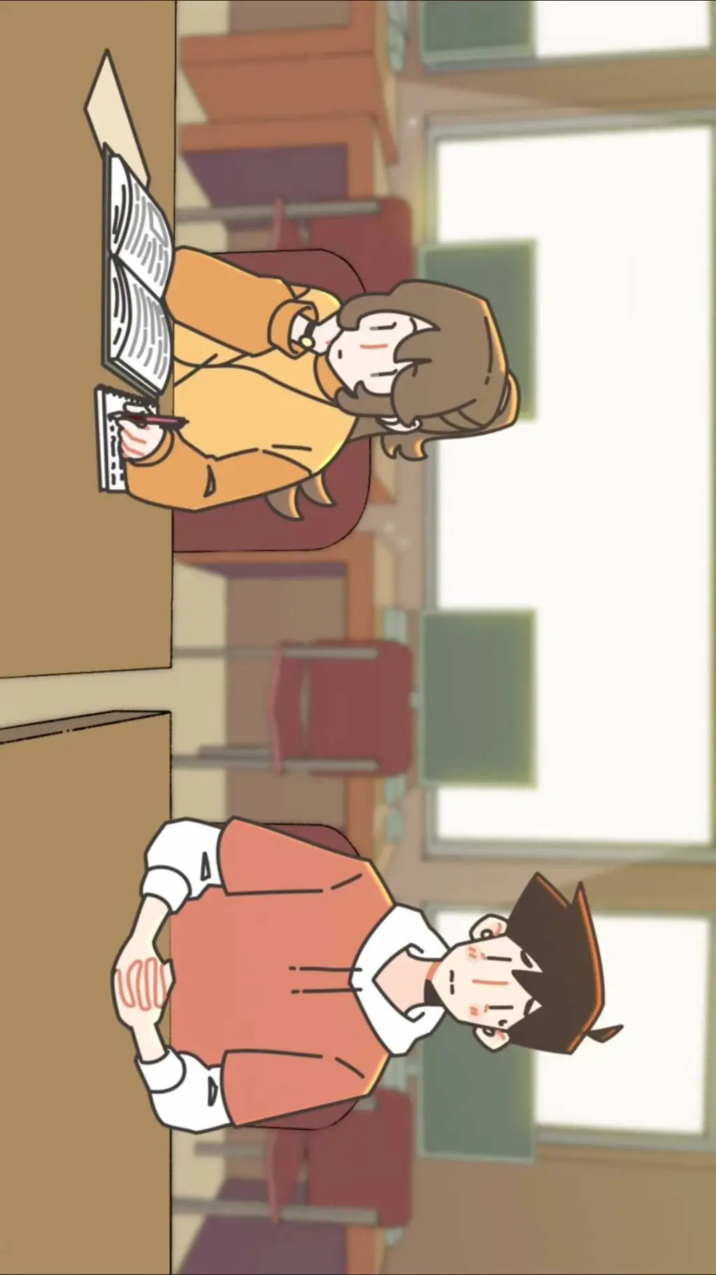 ai character: Make❤️Cute background