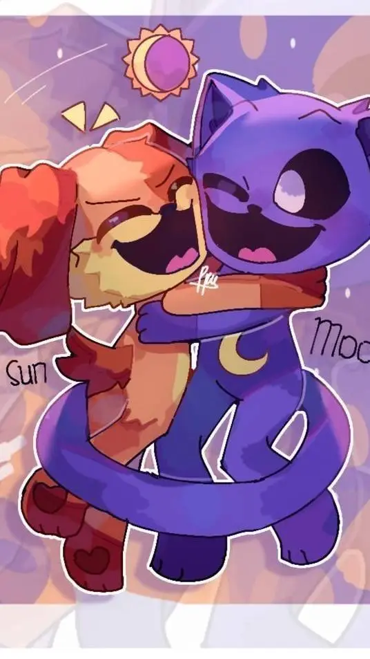 ai character: Catnap x Dogday background