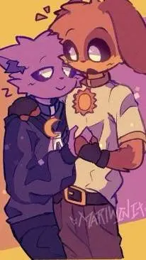 ai character: Catnap x Dogday background