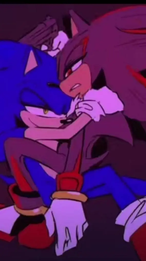 ai character: sonic x shadow background