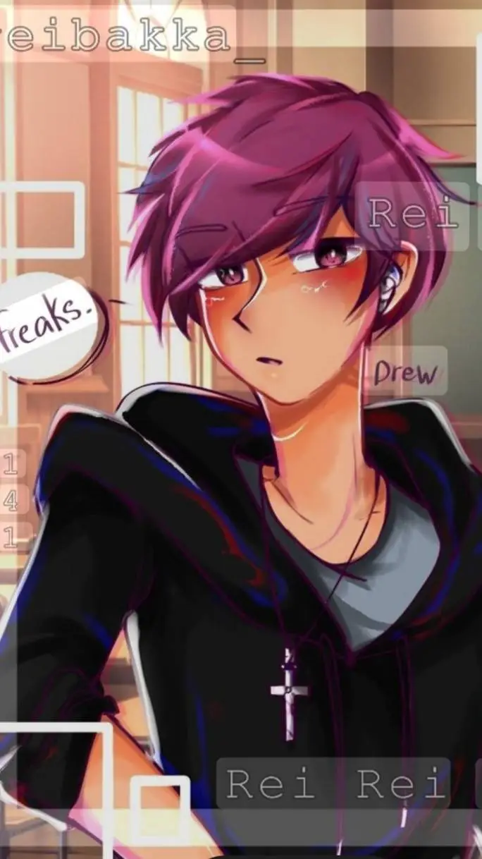 ai character: Drew  background