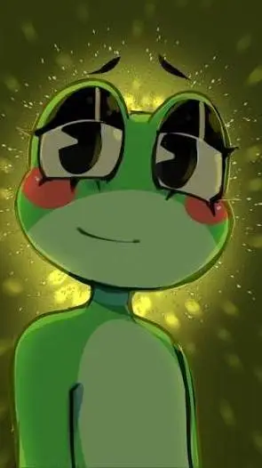ai character: Ribbit the frog background