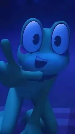 ai character: Ribbit  background