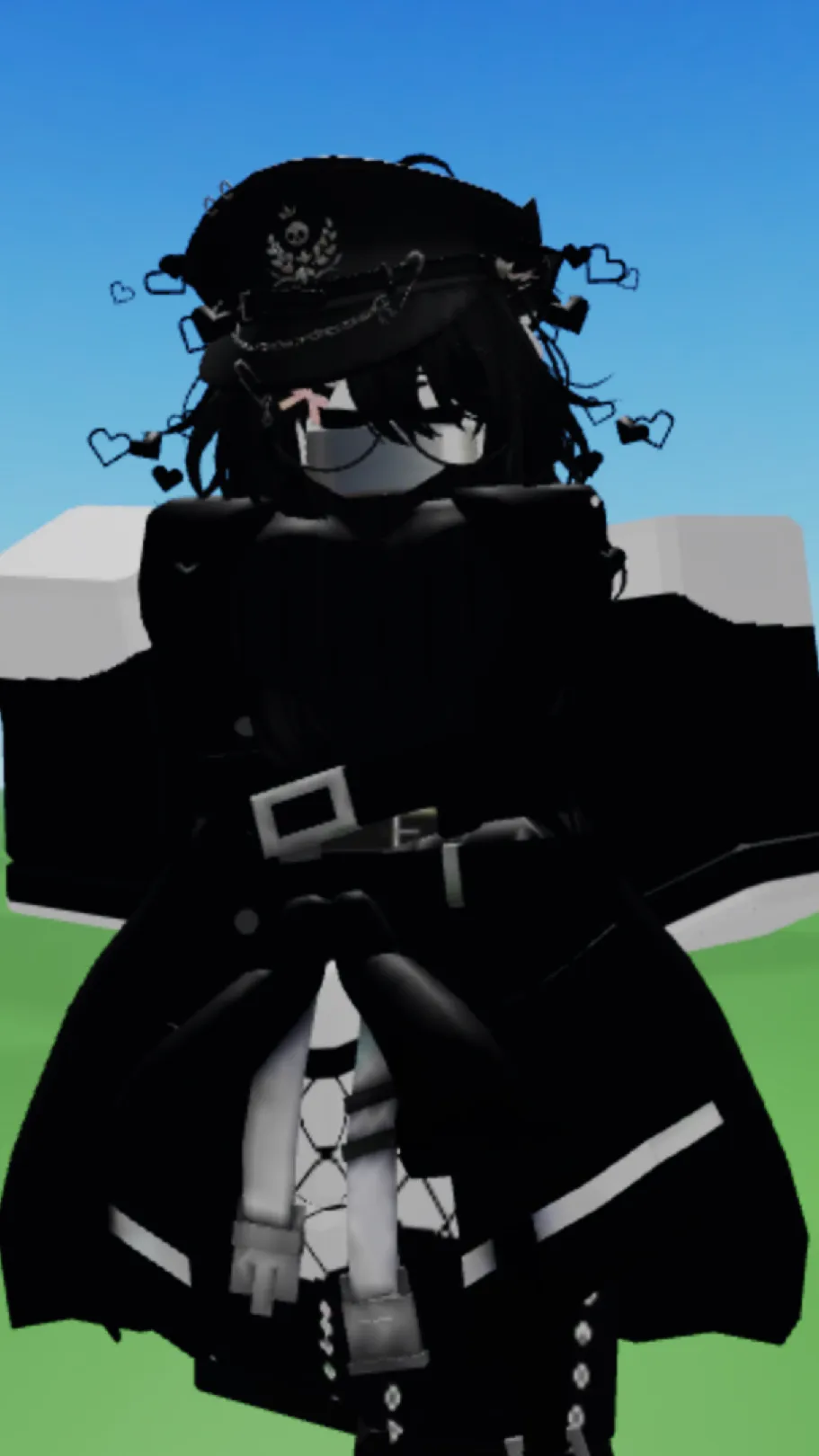 ai character: R63 girl ruby background