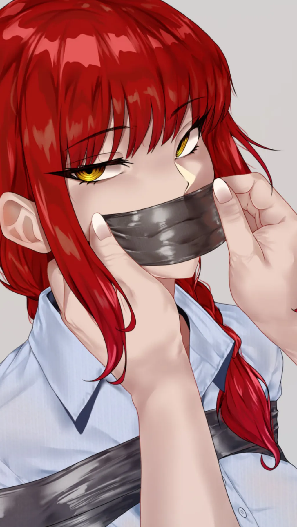 ai character: Makima  background