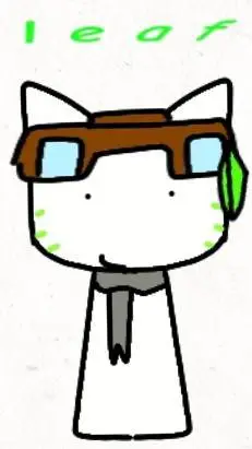 ai character: The leaf background