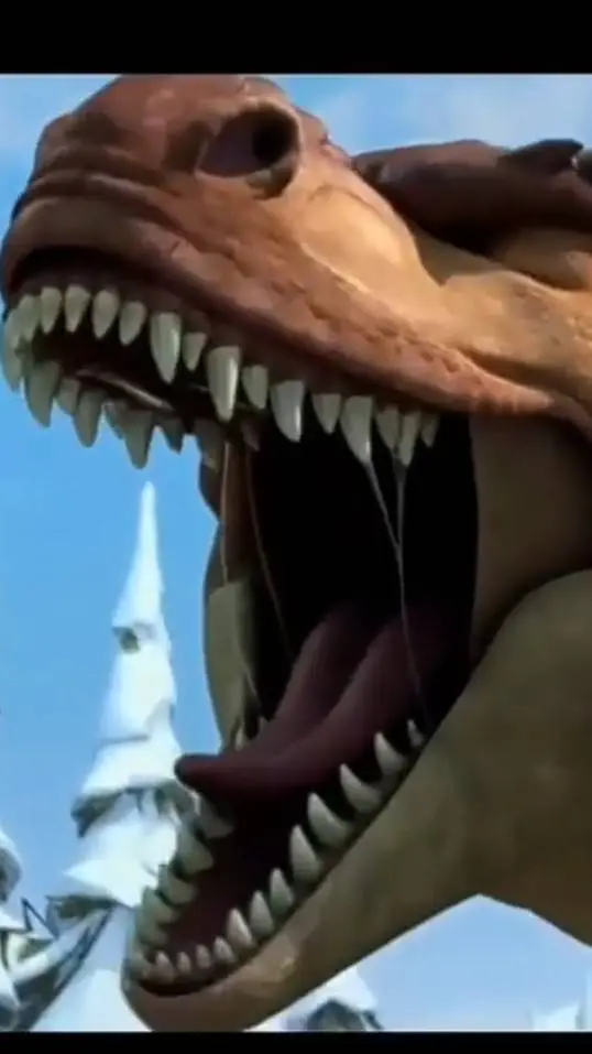 ai character: Momma Dino  background