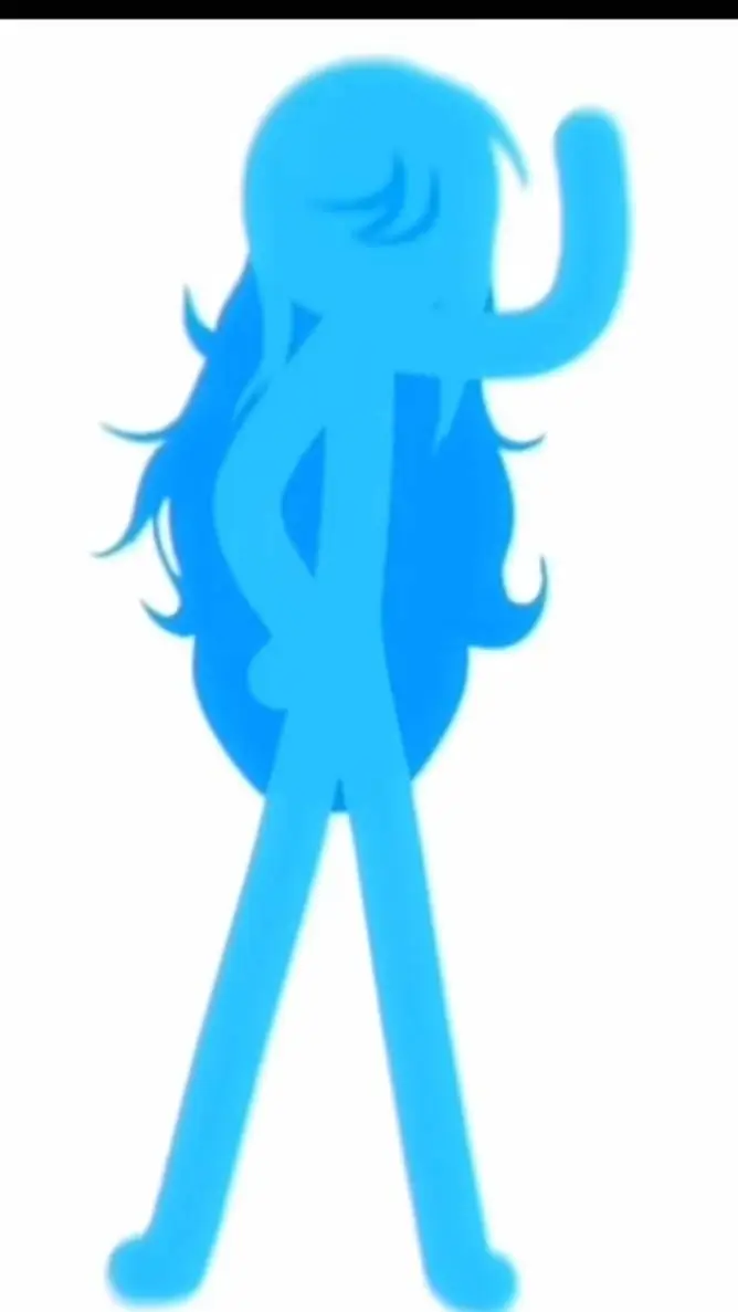 ai character: Blue as a Girl background
