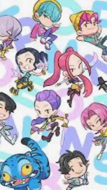 ai character: K-pop Demon Hunter background