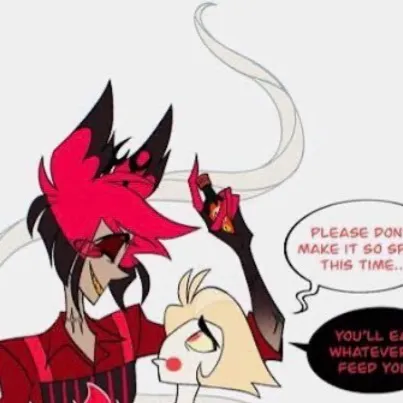 chat with ai character: Hazbin hotel￼￼