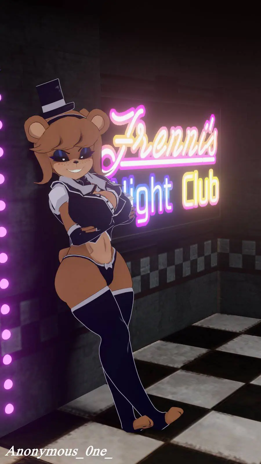 ai character: Frennie  background