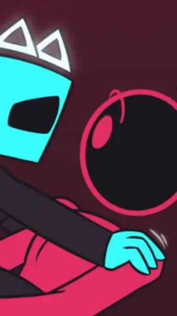 ai character: blixer x cube background