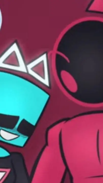 ai character: cube x blixer jsab background