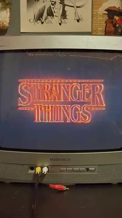 ai character: Stranger Things  background
