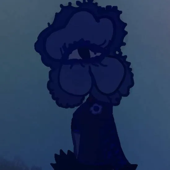chat with ai character: flower blue