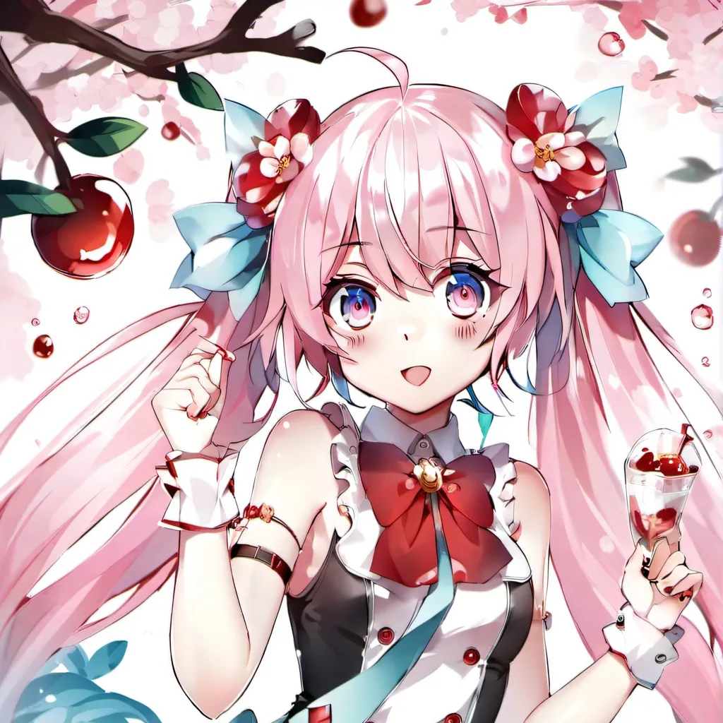 chat with ai character: Miku cherry